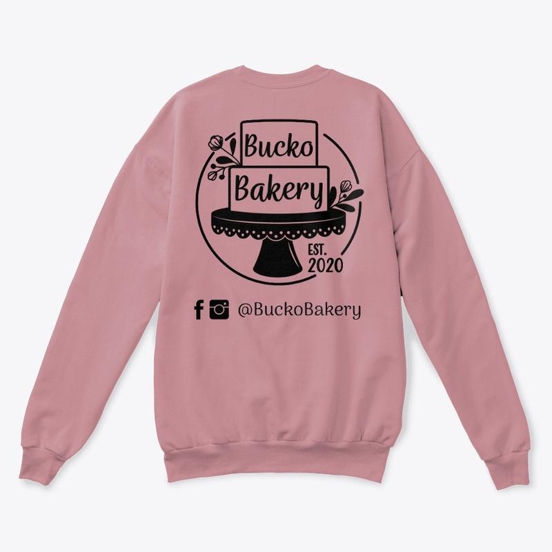 Bucko Bakery Simple Black Logo Apparel