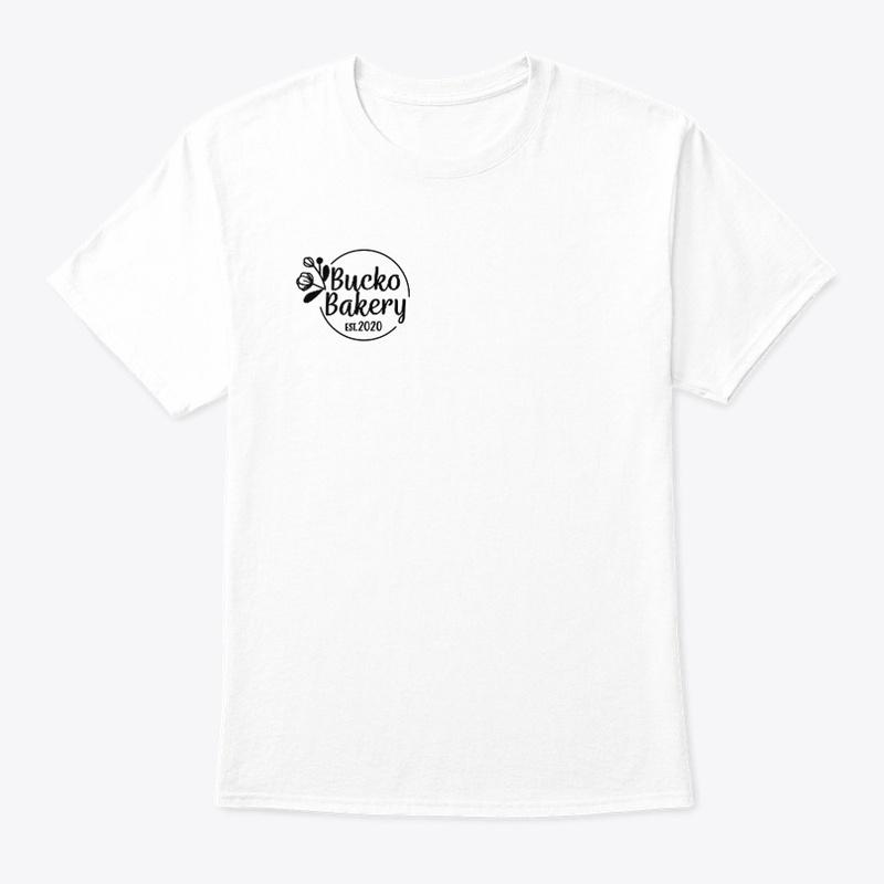 Bucko Bakery Simple Black Logo Apparel